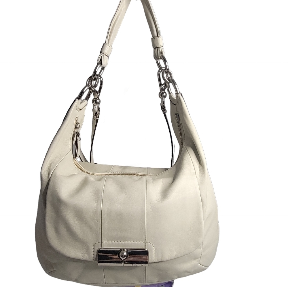 Coach Creamy White Shoulder Bag